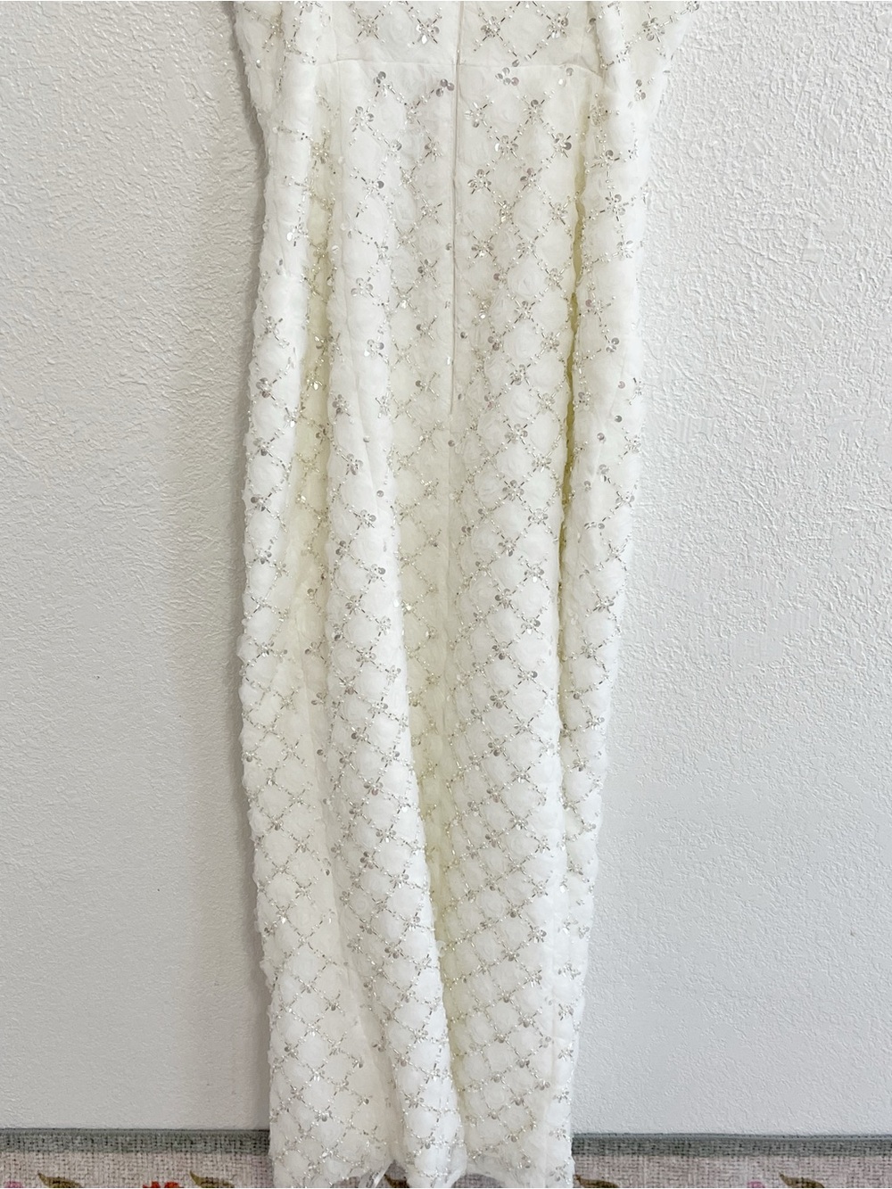 ELLIATT Lola Embellished Strapless Gown White Maxi Formal Size M NWT - Picture 12 of 14